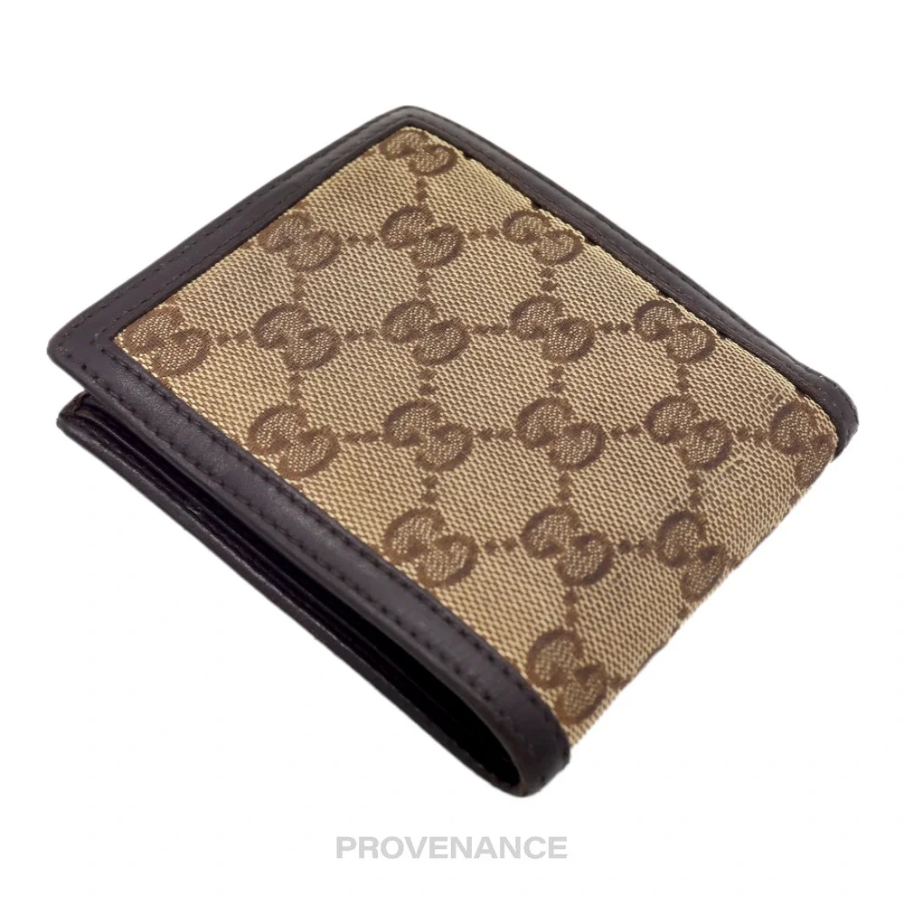 🔴 Gucci Bifold Wallet - GG Canvas Brown - Picture 3 of 9